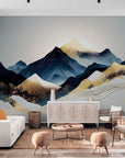 Papier Peint Abstrait - Montagnes Chinoises