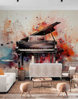 Papier Peint Moderne - Art Musical