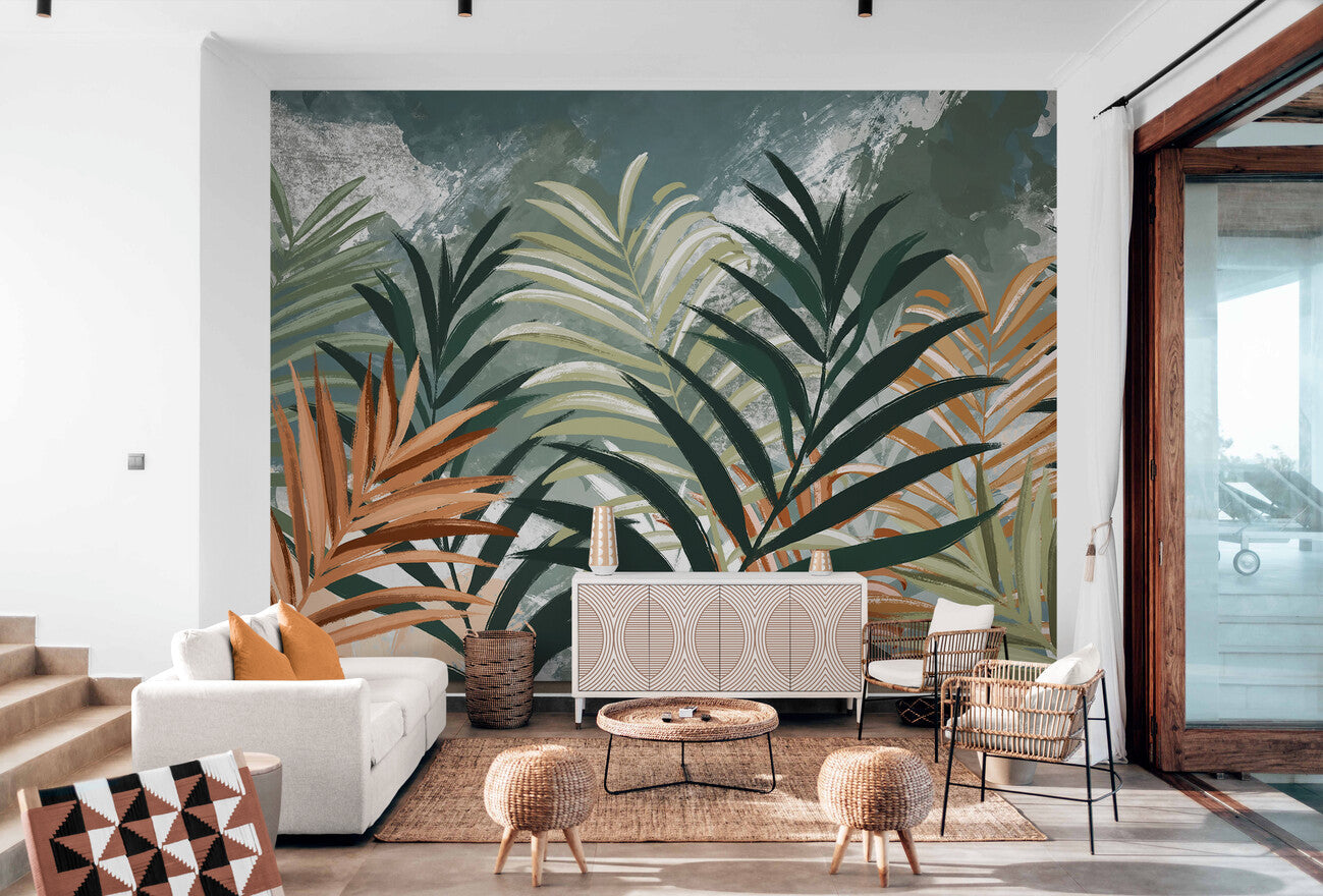 Foliage Wallpaper - Soft Painterly Jungle