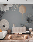 Papier Peint Moderne - Fleur Design