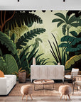 Papier Peint Jungle - Arbres Tropicaux Luxuriants