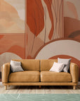 Papier Peint Art & Déco - Géométrique Terracotta