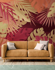 Papier Peint Design - Feuillage Coloré