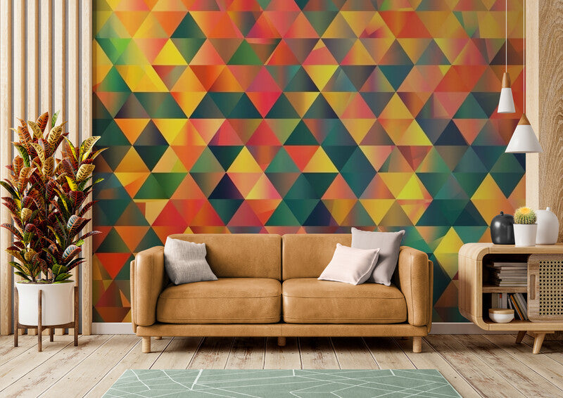 Papier Peint Design - Triangle Géométrique