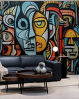 Papier Peint Art & Déco - Visage Graffiti