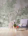 Papier Peint Moderne - Feuillage Stylisé