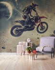 Papier Peint Enfant - Moto Cross