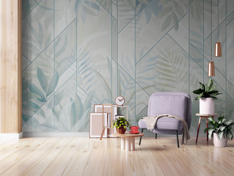 Papier Peint Exotique - Feuillage Luxuriant