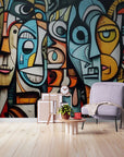 Papier Peint Art & Déco - Visage Graffiti