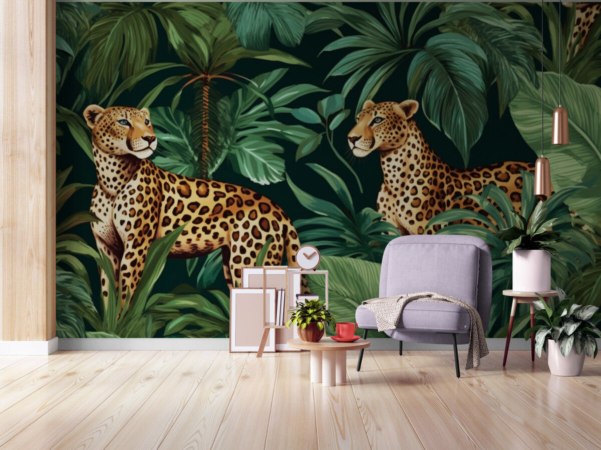 Animal Wallpaper - Tropical Leopards