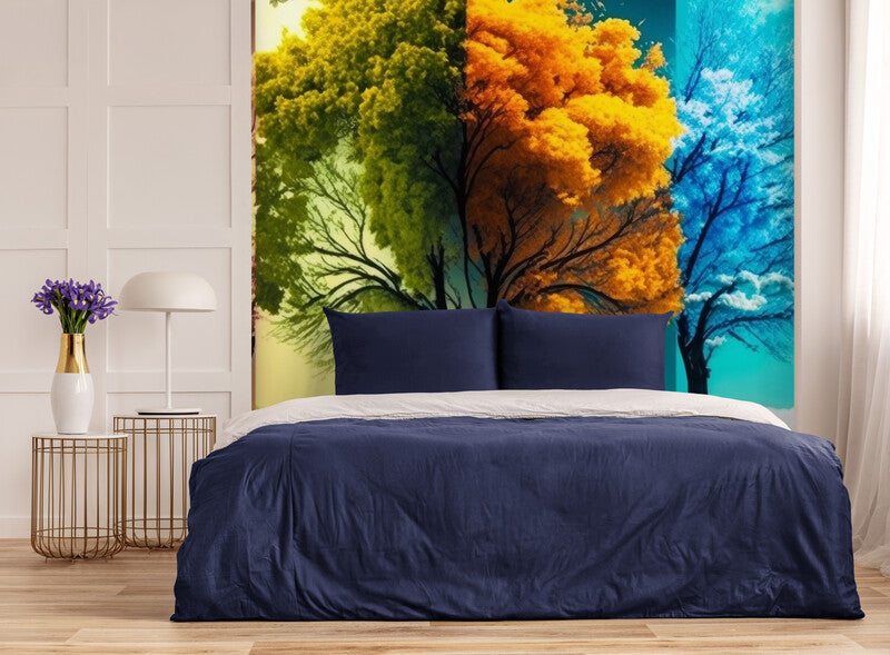 Papier Peint Abstrait - Arbre Artistique
