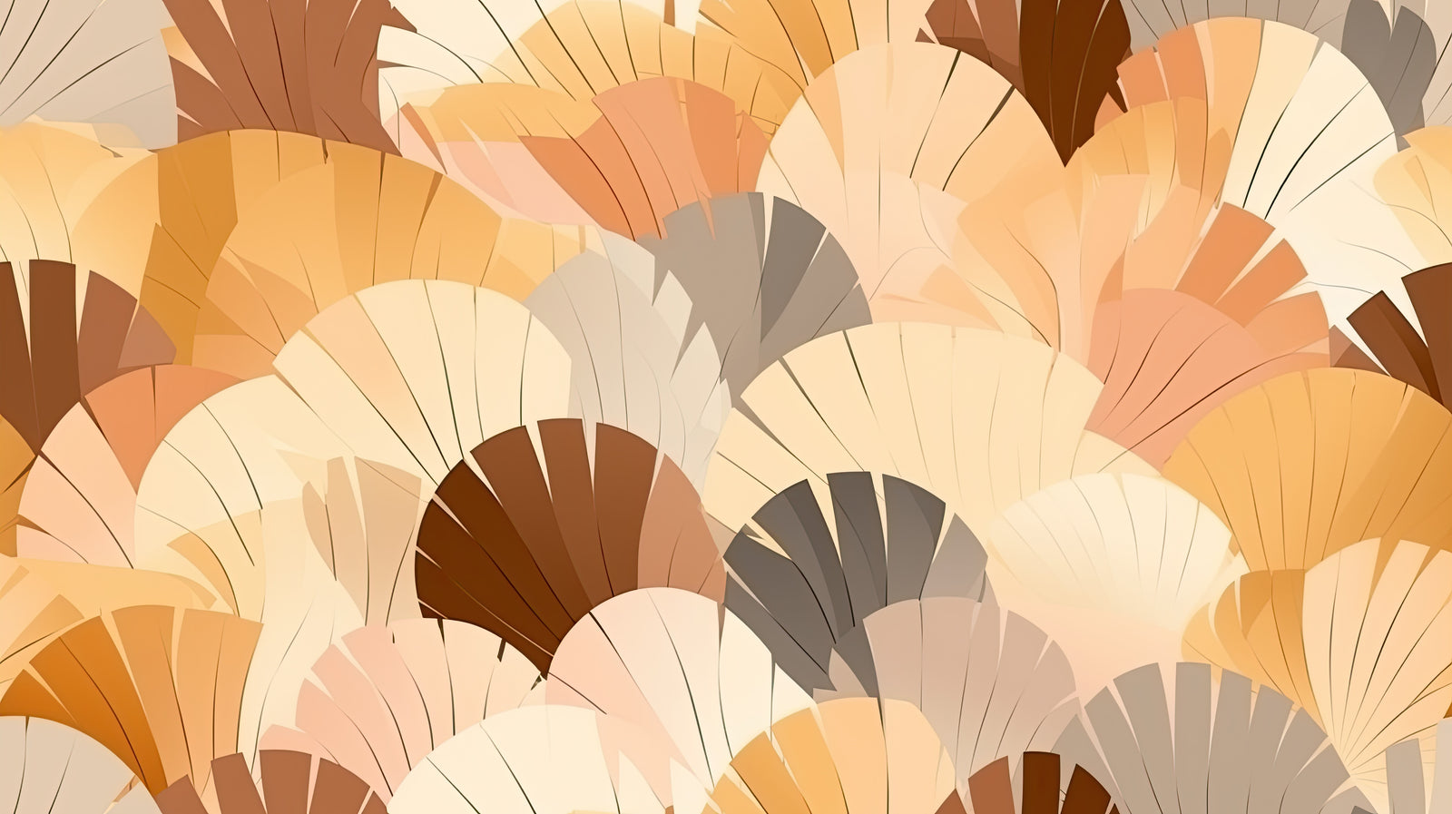Abstract wallpaper – Retro fan pattern