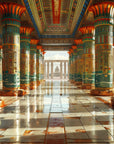 Egyptian Wallpaper – Sacred Hieroglyphic Columns