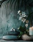 Papier peint zen – Composition spa minérale
