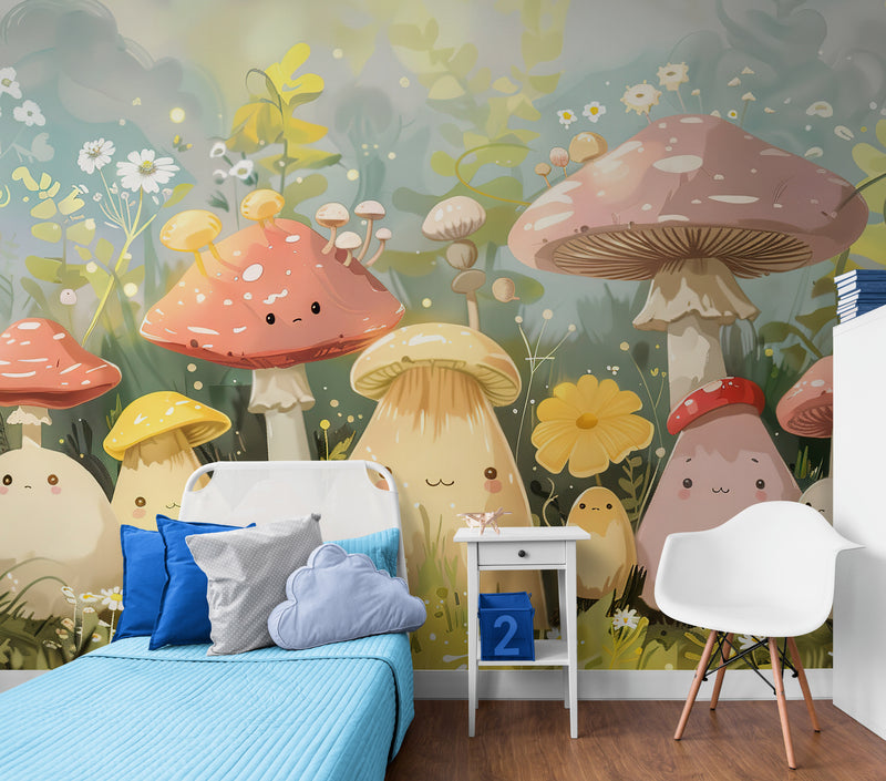 Papier Peint Enfant - Monde Imaginaire Enchanté