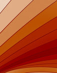 Papier Peint Abstrait - Arc-En-Ciel Rouge Orangé