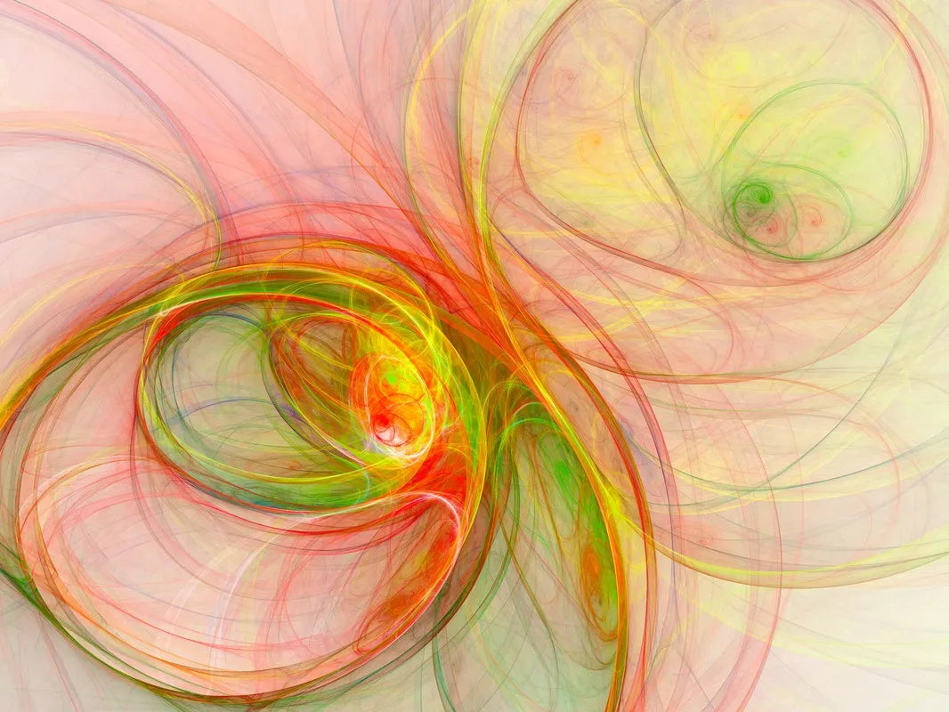 Papier Peint Art & Déco - Spirales Colorées