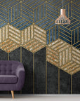 Geometric Wallpaper - Cubic Illusion