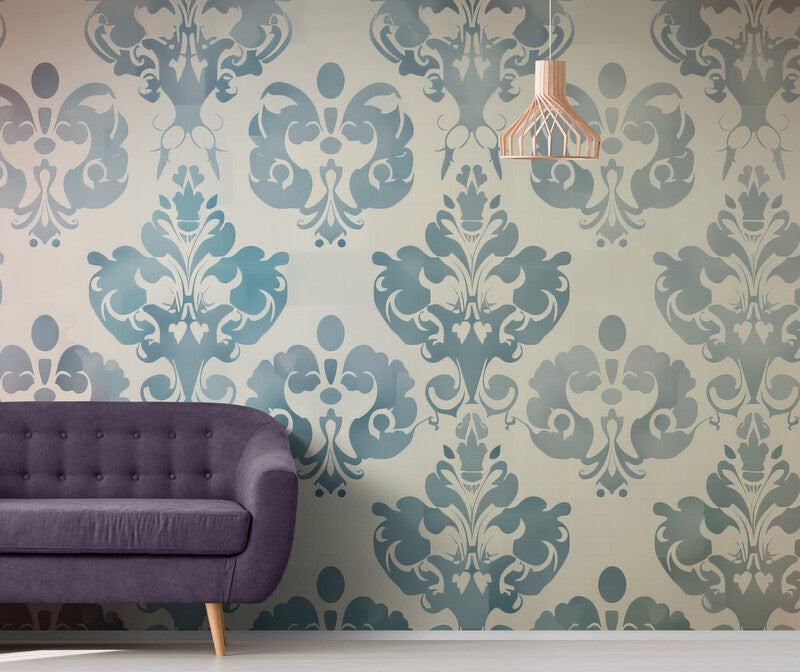 Papier Peint Baroque Américain - Style Vintage