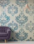 Papier Peint Baroque Américain - Style Vintage