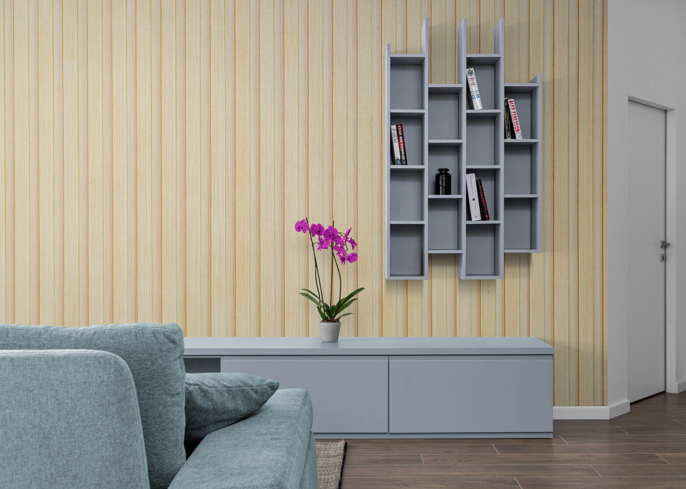 Geometric Wallpaper - Elegant Golden Cubes