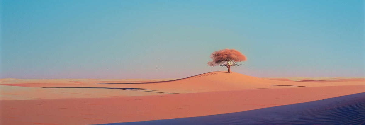 Papier peint déserts - horizon de sable fin