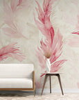 Papier Peint Art & Déco - Plumes Roses