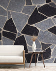 Papier Peint Géométrique - Motif Marbre