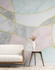Papier Peint Design - Géométrique Marbre