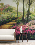 Papier Peint Floral - Sentier Fleuri Enchanté