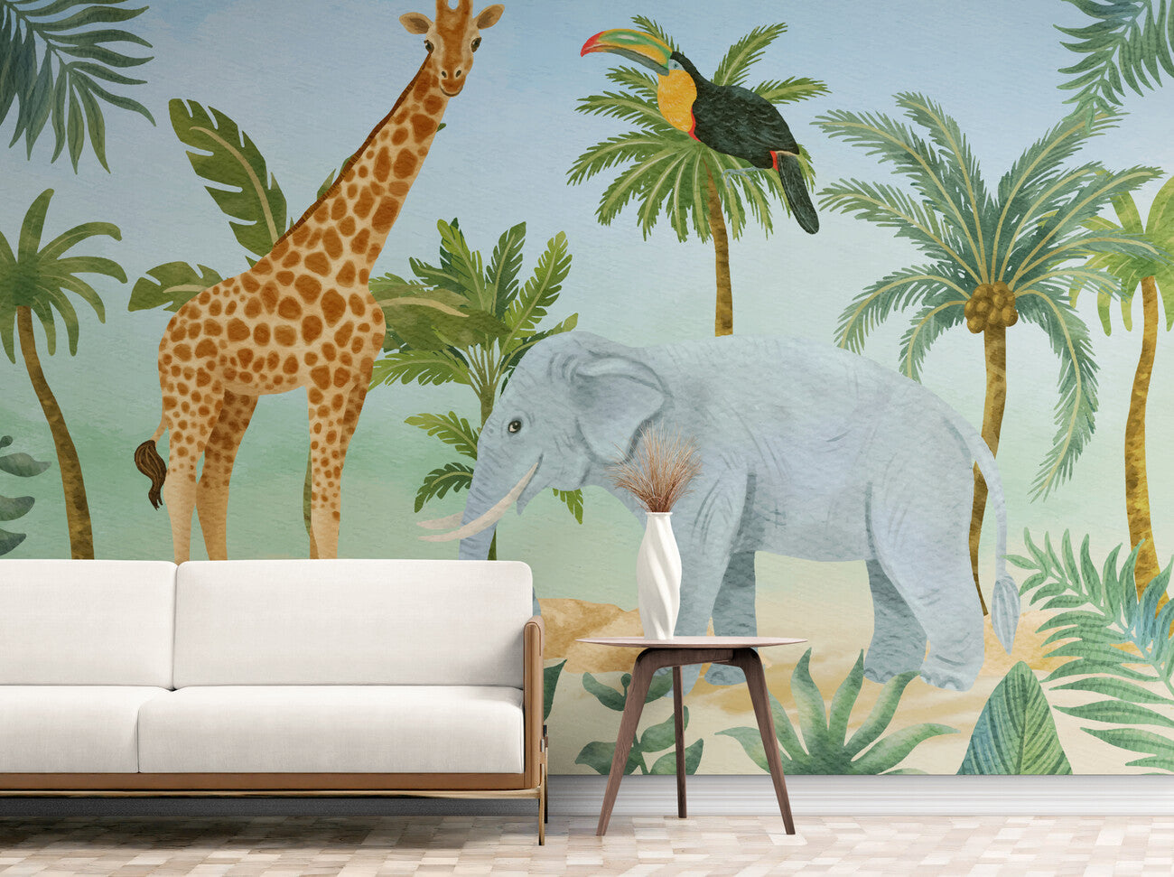 Children's Wallpaper - Fun Safari