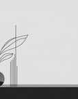 Black and White Wallpaper - Minimalist Botanical