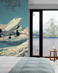 Papier Peint Enfant - Avion Dans Le Ciel