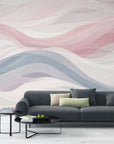 Papier Peint Illustration - Vagues Pastels