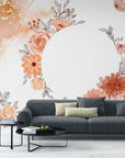 Papier Peint Floral - Feuillage Et Fleurs Délicates