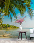 Papier Peint Paysage - Cocotier En Bord De Mer