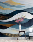 Papier Peint Abstrait - Montagnes