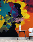 Papier Peint Abstrait - Ombres Artistiques
