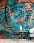 Papier Peint Abstrait - Tourbillons Artistiques