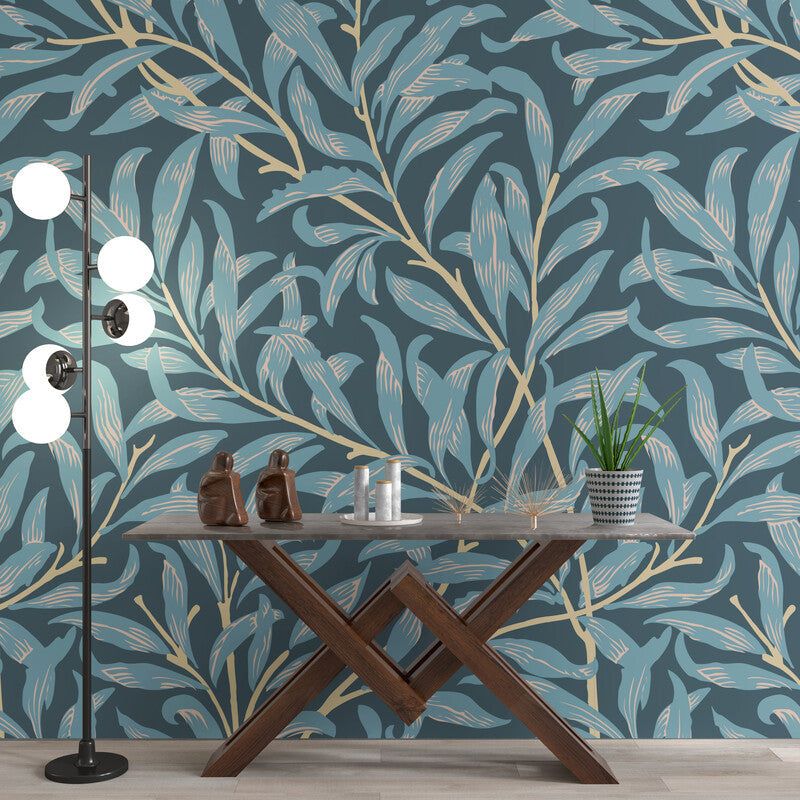 Foliage Wallpaper - Slender Leaves