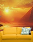 Papier Peint Coucher De Soleil - Pyramide Gizeh