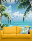 Papier Peint Panoramique - Terrasse Bord De Plage