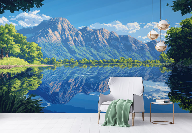 Landscape Wallpaper - Mountain Reflections