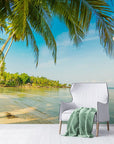 Papier Peint Paysage - Cocotier En Bord De Mer