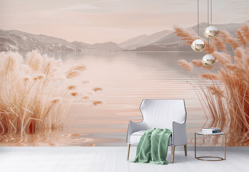 Papier Peint Paysage - Lac Idyllique