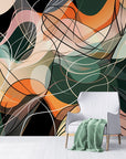 Contemporary Wallpaper - Intertwined Shapes