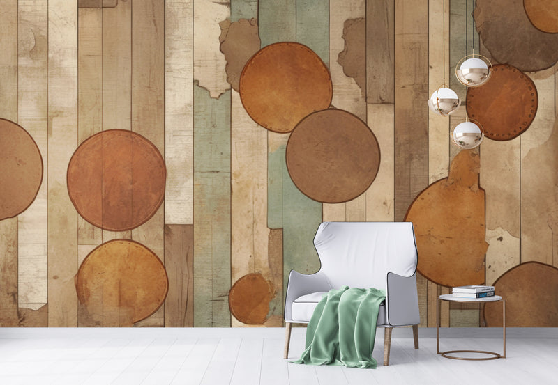 Wood Wallpaper - Rustic Charm
