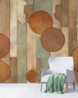 Wood Wallpaper - Rustic Charm