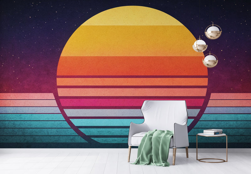 Retro Wallpaper - Psychedelic Escape