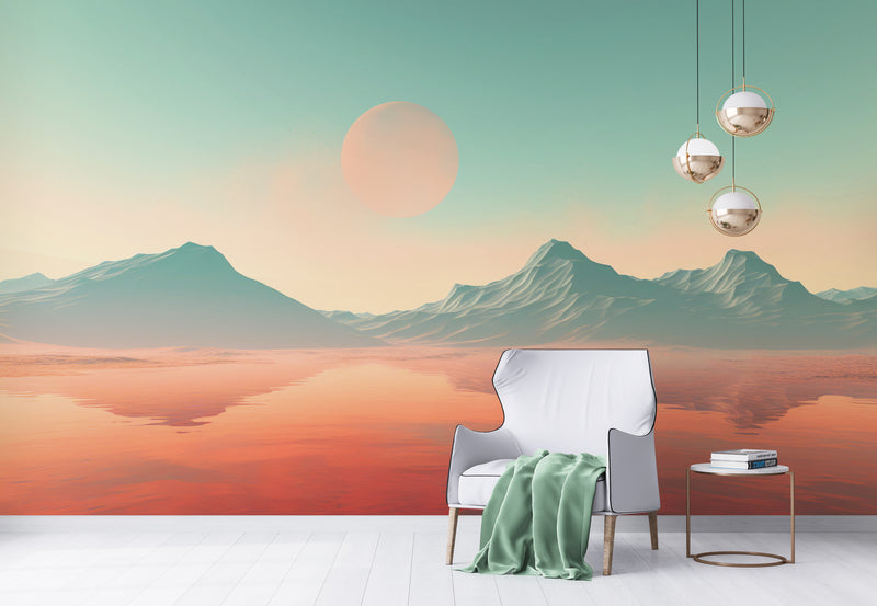Papier Peint Illustration - Horizons Surréalistes